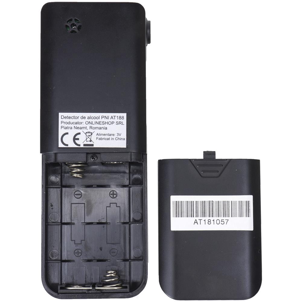 Rilevatore Di Alcol At188 Con Schermo Lcd, Allarme Acustico E Luminoso - Foto 5