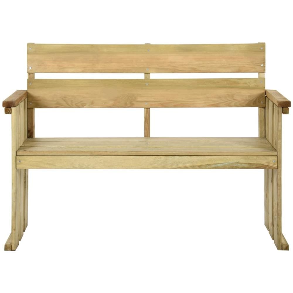 Panca da Giardino 121 cm in Legno di Pino Impregnato - Foto 2