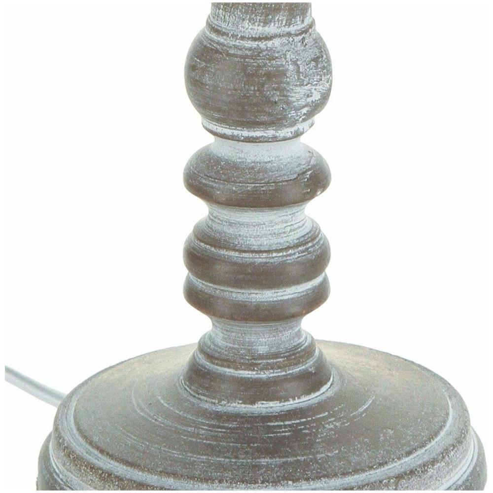 Lampada Da Terra Con Supporto In Legno, Interessante Aggiunta Alle Stanze Di Illuminazione In Stile Vintage - Foto 2