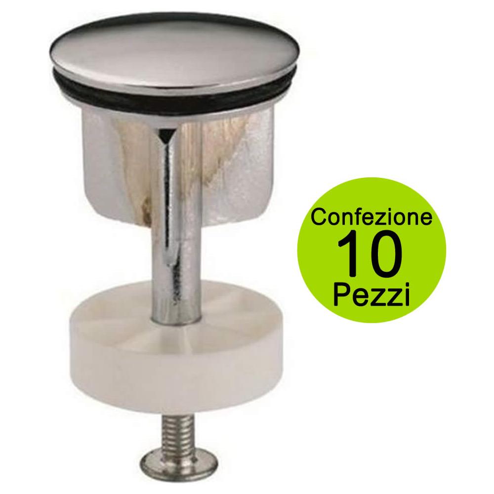 Multipack 10 Pezzi Tappi Per Pilette Scarico Automatico Diametro Mm 40 - Foto 1