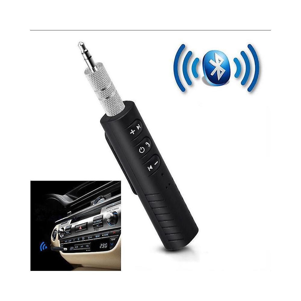 Ricevitore Bluetooth Audio 3.5mm - Adattatore Senza Fili Per Auto E Stereo, Con Microfono, Nero - Foto 3