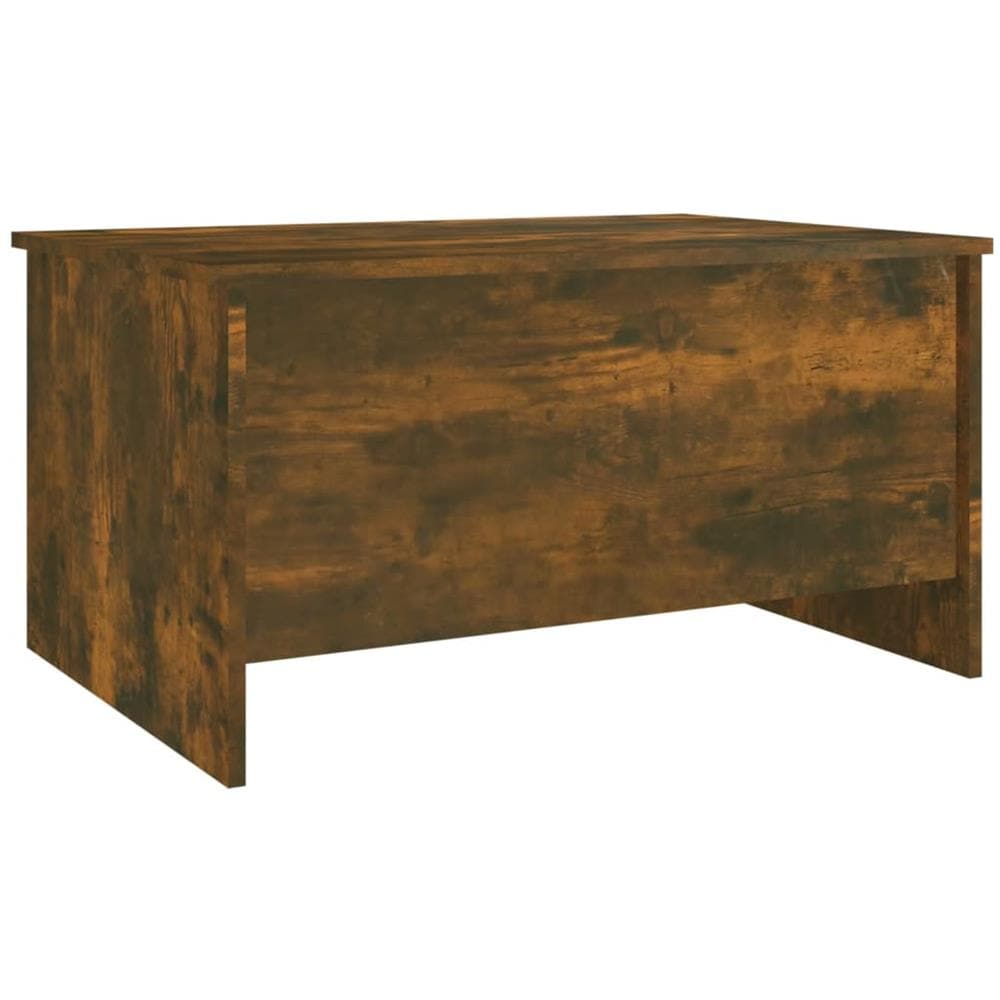 Tavolino Salotto Rovere Fumo 80x55,5x41,5 Cm Legno Multistrato - Foto 3
