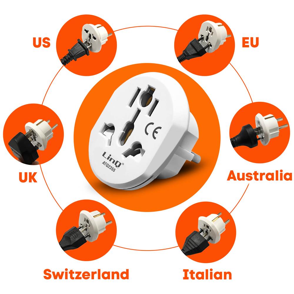 Adattatore Di Ricarica Universale Con Presa G Bianco - Foto 1