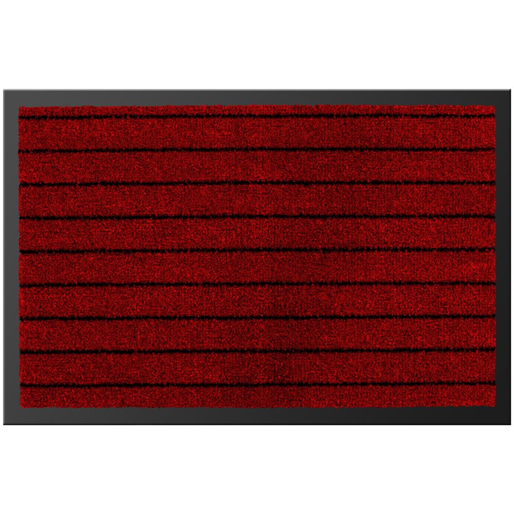 Tappeto Zerbino Entrata Ingresso Casa Esterno Interno Antiscivolo Asciugapassi Alaska 60x90 Bordeaux - Foto 1