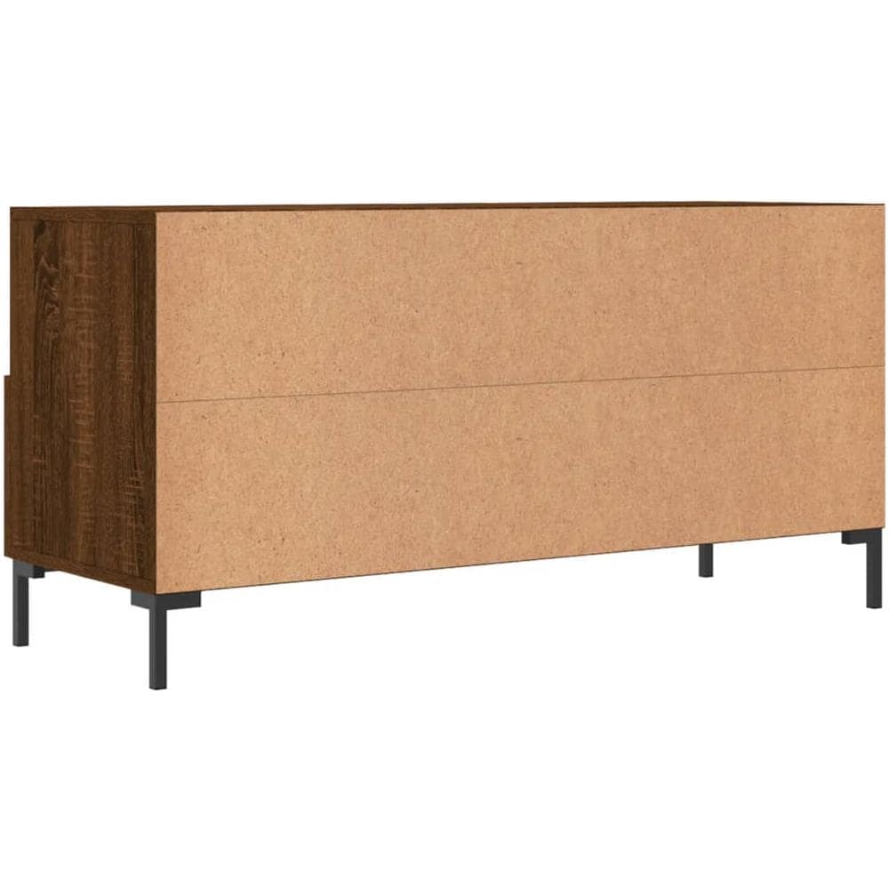 Mobile Tv Rovere Marrone 102x36x50 Cm In Legno Multistrato - Foto 7