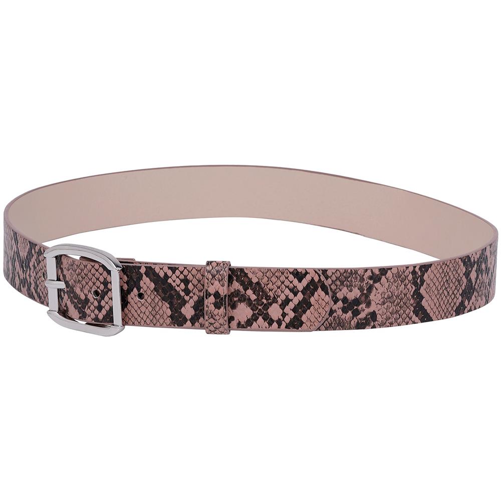 Cintura Stampa Serpente Grigio Esotico - Foto 2
