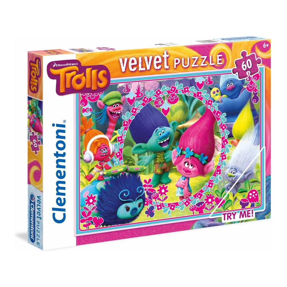 Puzzle 60 Pz - Trolls - Velvet - Foto 1