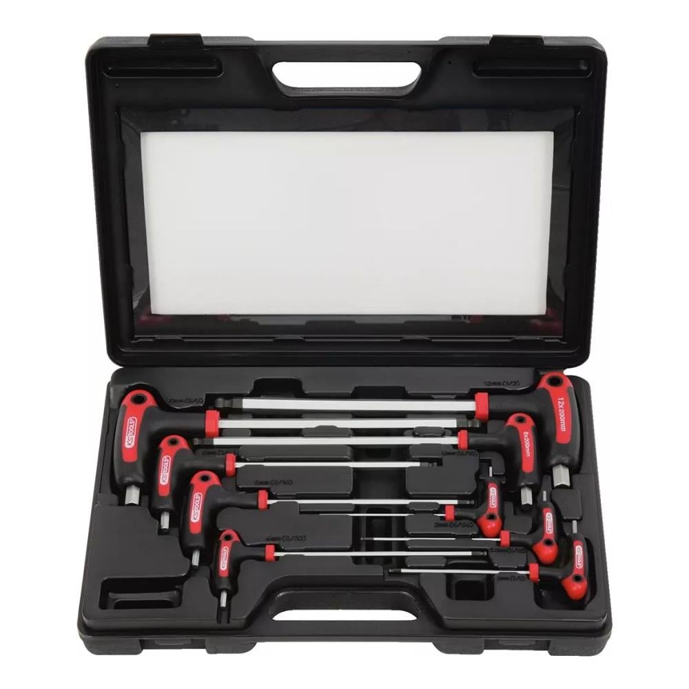 Ergo Chiave A Brugola Con Maniglia At, 9 Pezzi, 2 - 12 Mm - Foto 2