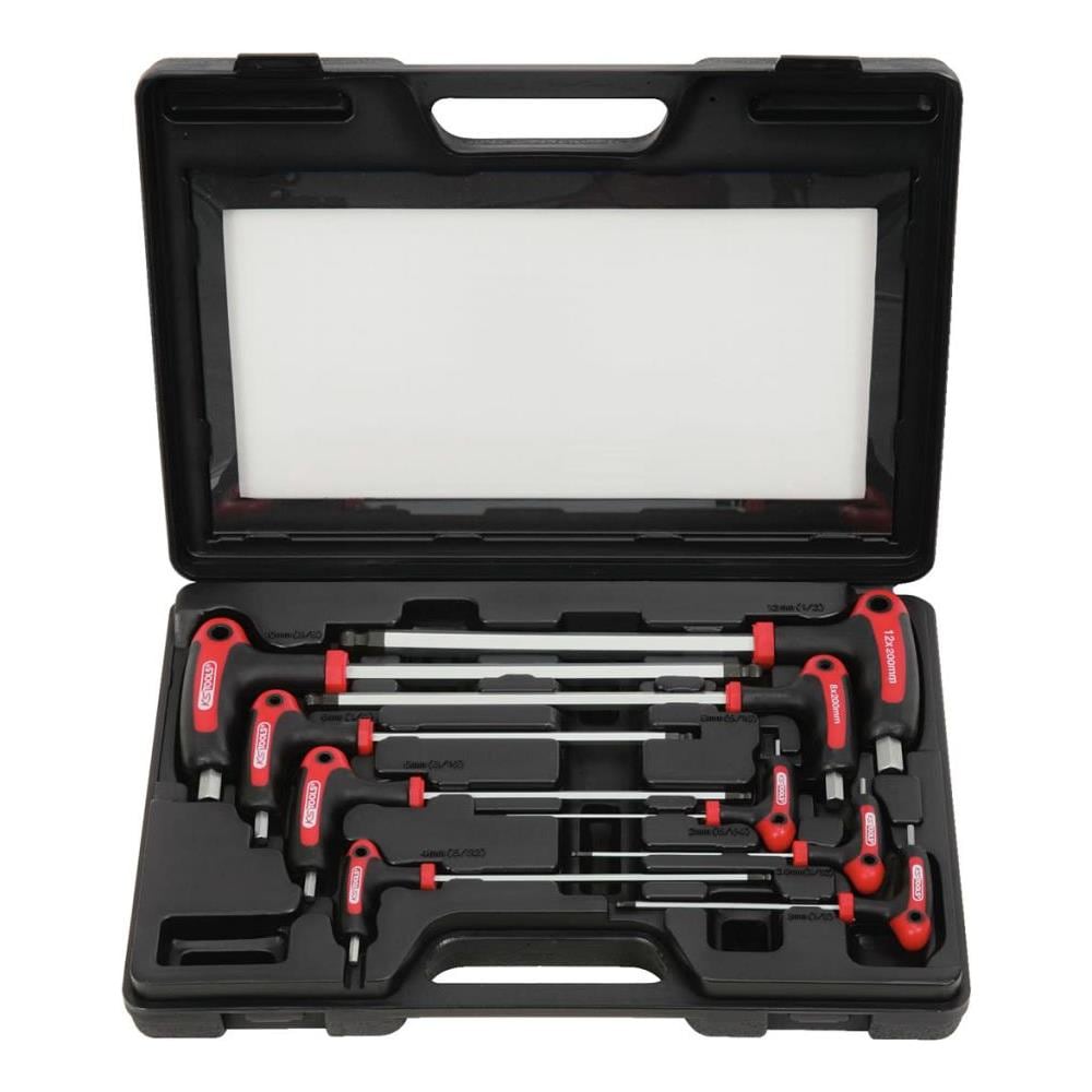 Ergo Chiave A Brugola Con Maniglia At, 9 Pezzi, 2 - 12 Mm - Foto 3