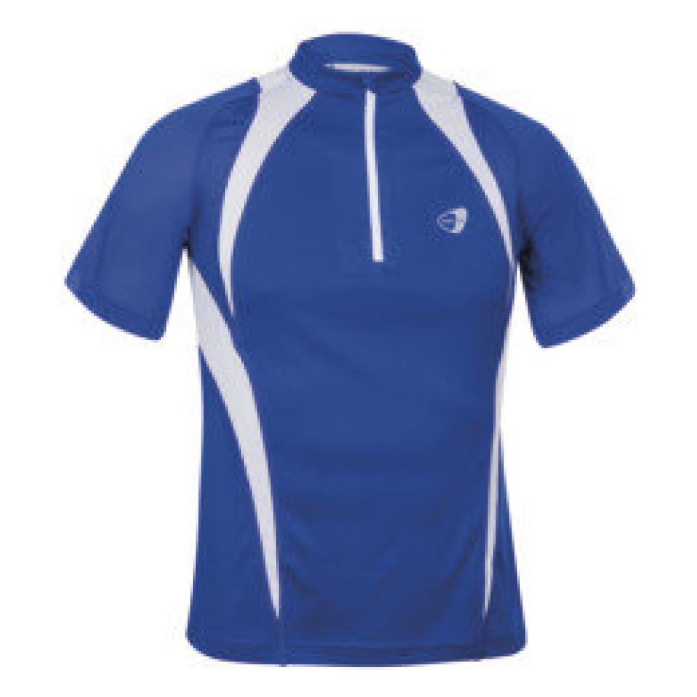 Maglia Uomo Con Zip L Blu Bianco - Foto 1