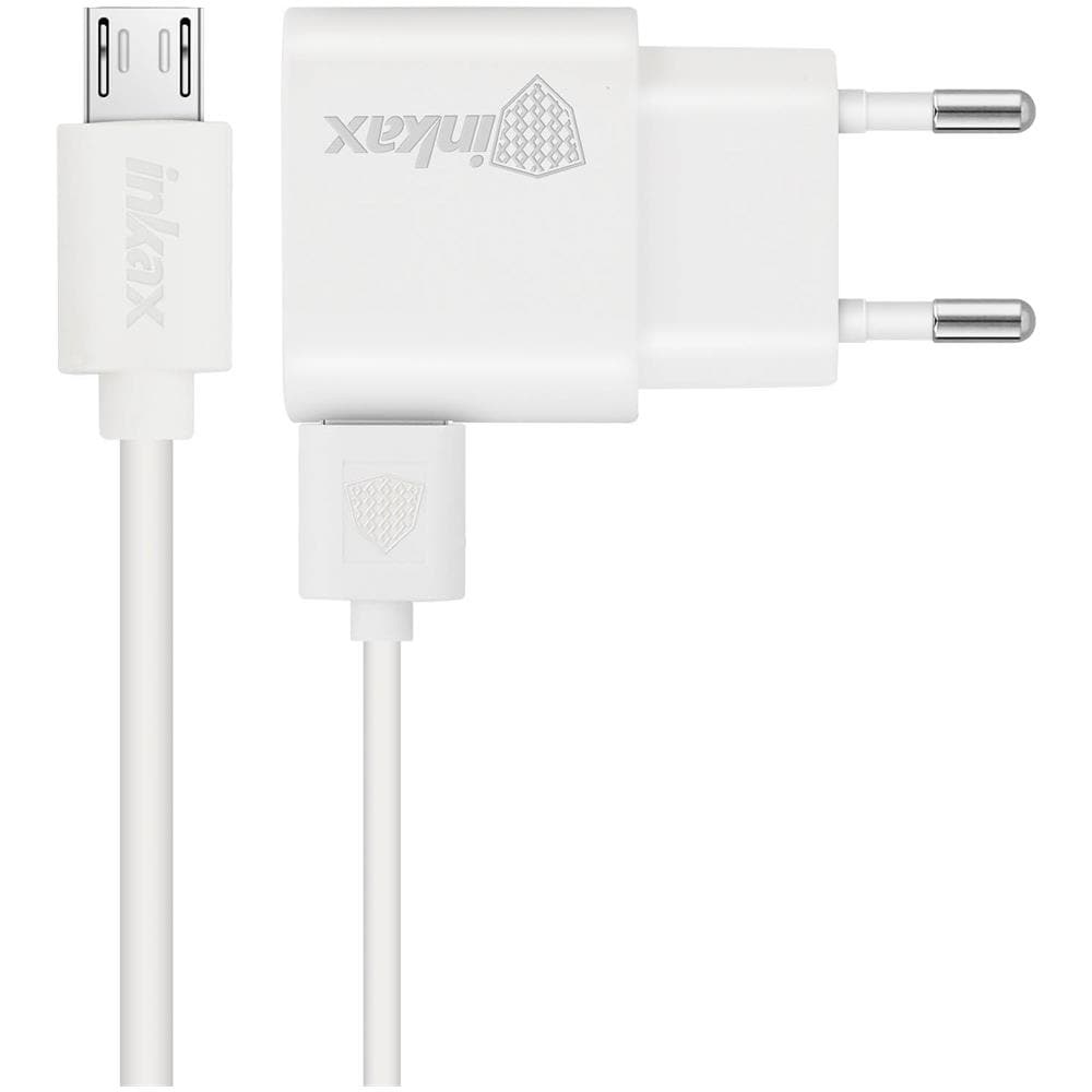 Caricabatteria + Cavo Micro Usb Smartphone 1a - Bianco - Foto 1