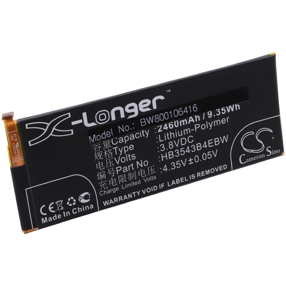 Batteria 2460mah (3.8v) Per Cellulare Smartphone Huawei Ascend P7, P7-l00, P7-l05, P7-l09, P7-l10, P7, Sophia Come Hb3543b4ebw. - Foto 2