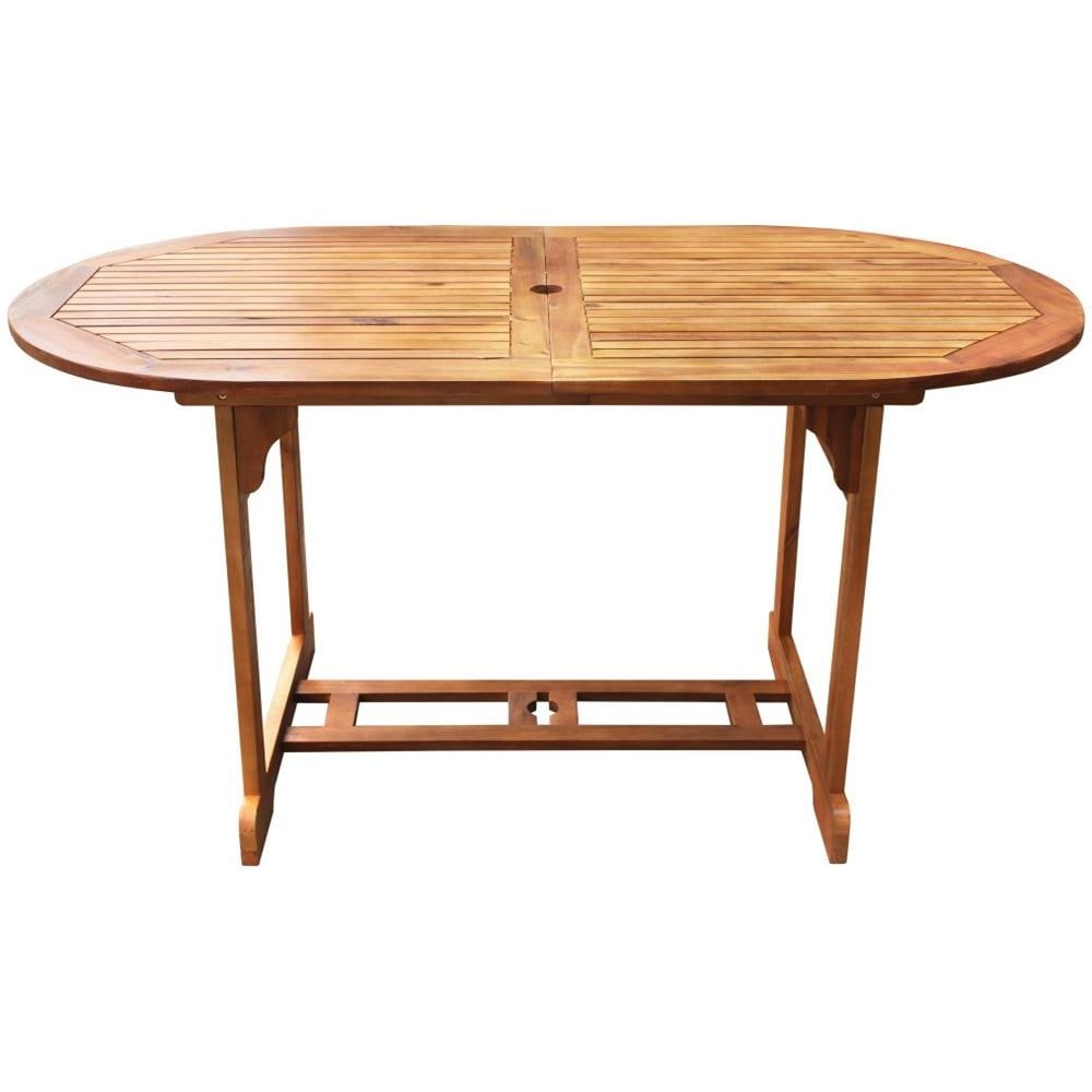 Set Pranzo Per Esterni 13 Pz Con Cuscini Legno Massello Acacia - Foto 2