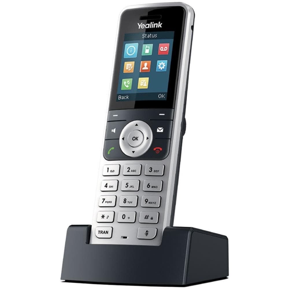 vers W53h Cornetta Del Telefono Dect Telephone Handset Identificatore Di Chiamata Nero, Argento - Foto 3
