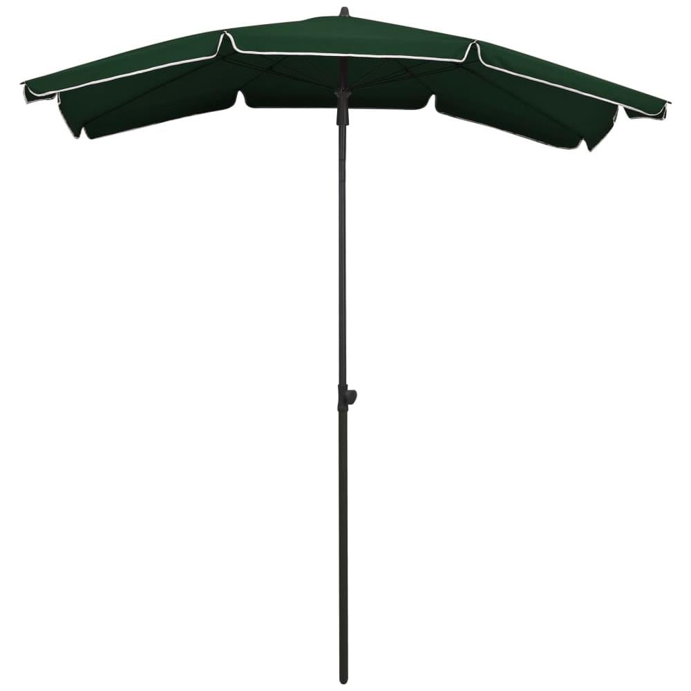 Ombrellone da Giardino con Palo 200x130 cm Verde - Foto 2