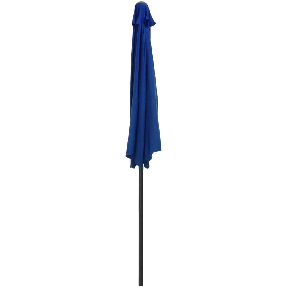 Ombrellone Balcone Palo in Alluminio Blu 300x150x253cm a Metà - Foto 2