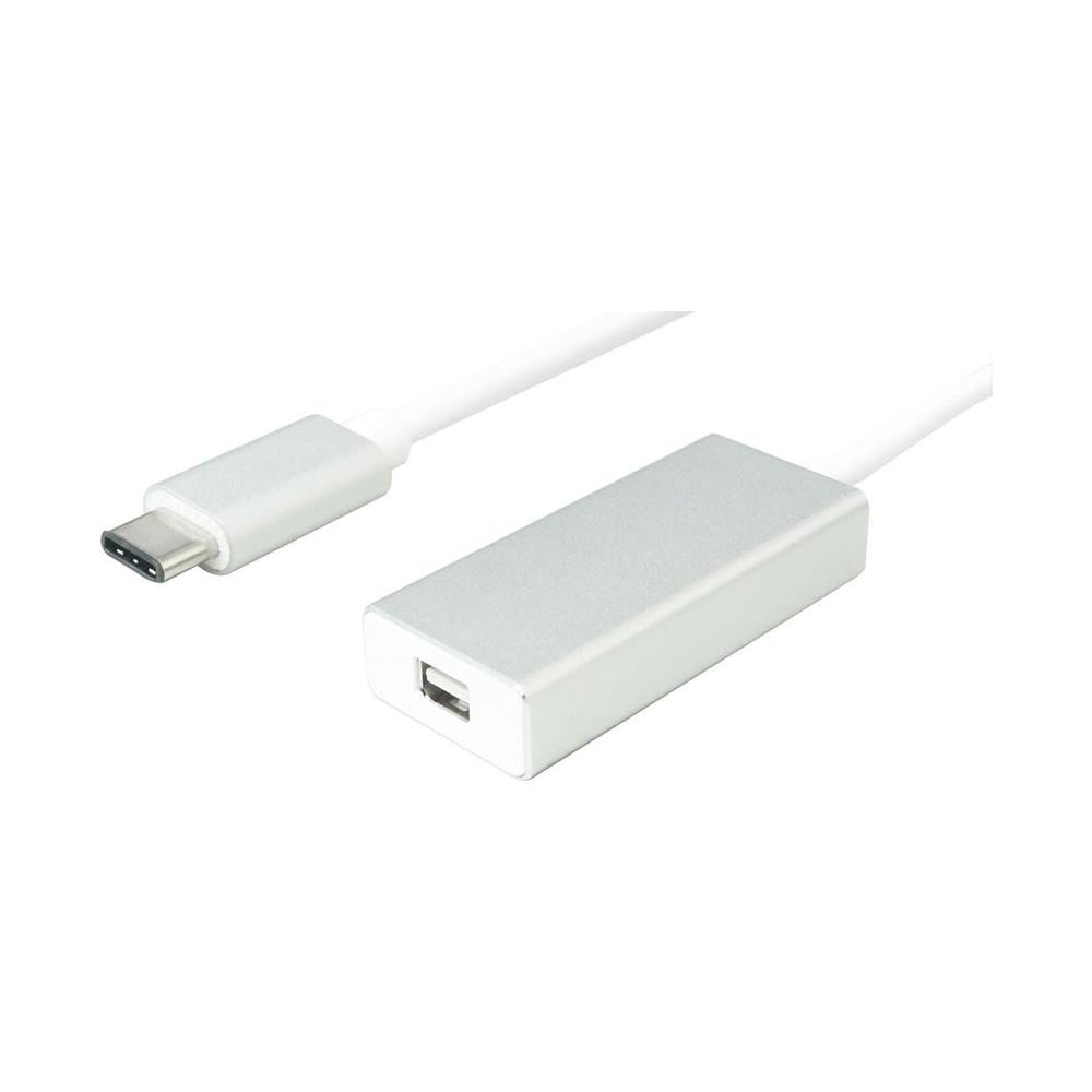 USB 3.1 C - Mini DisplayPort 0.1m USB C Mini DisplayPort Bianco - Foto 1