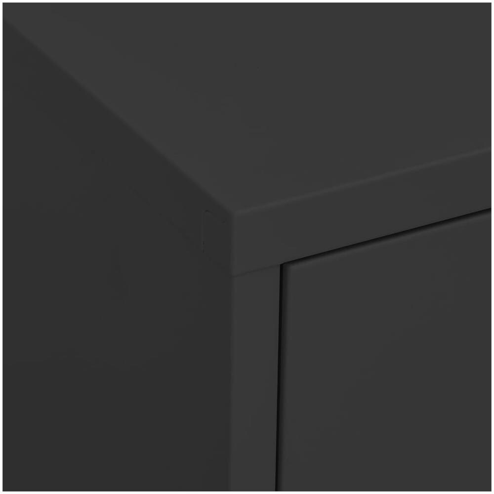 Armadietto Antracite 80x35x101,5 cm in Acciaio - Foto 2