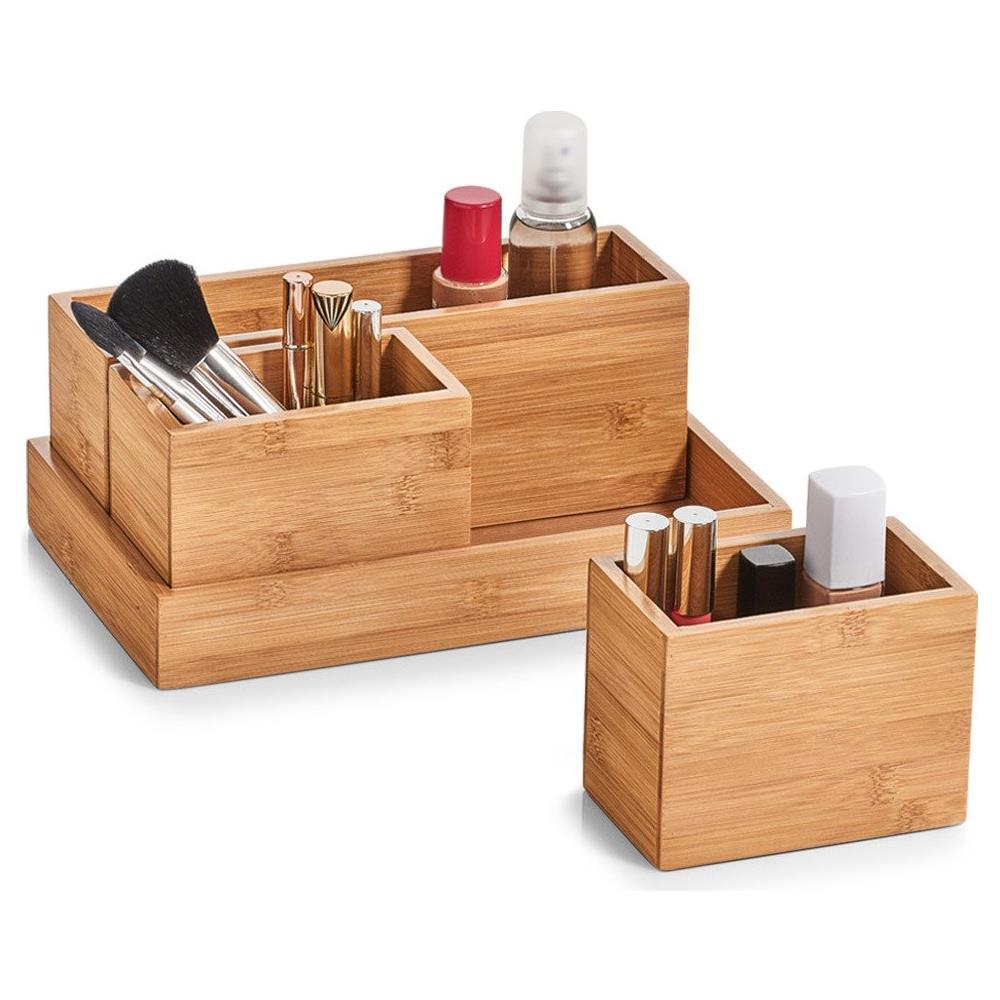 Contenitori, Organizer, 100% Bambù - 4 Pezzi Inclusi, - Foto 1