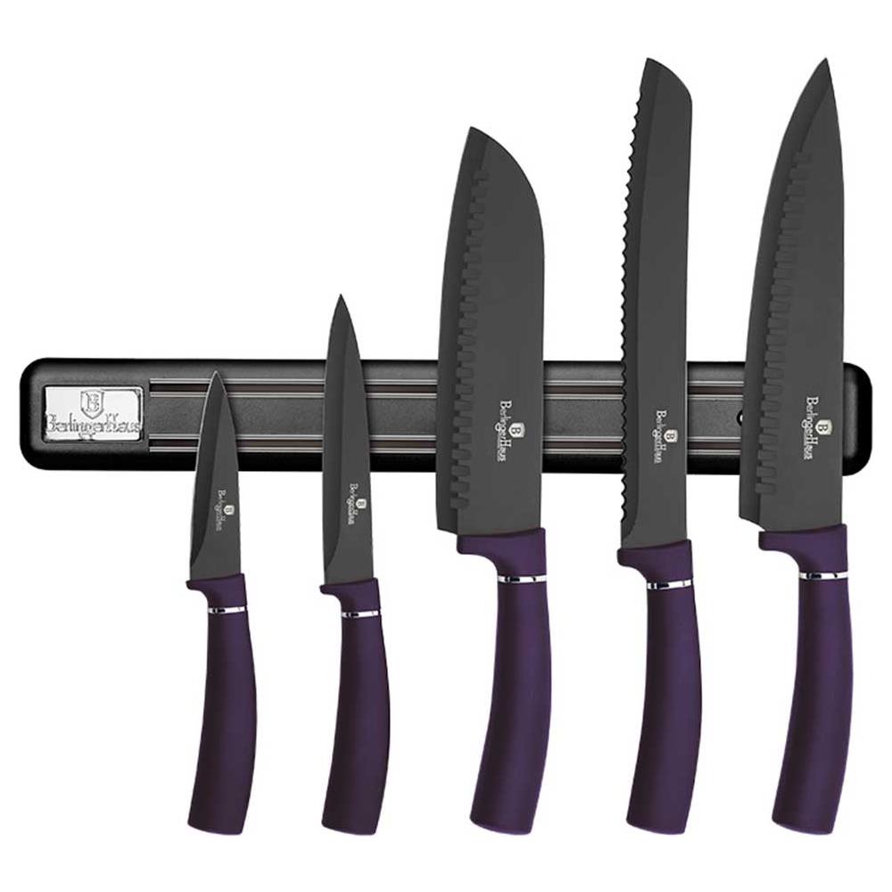 Set Di 5 Coltelli Da Cucina Con Berlinger Haus Bh-2681 Mill - Foto 1