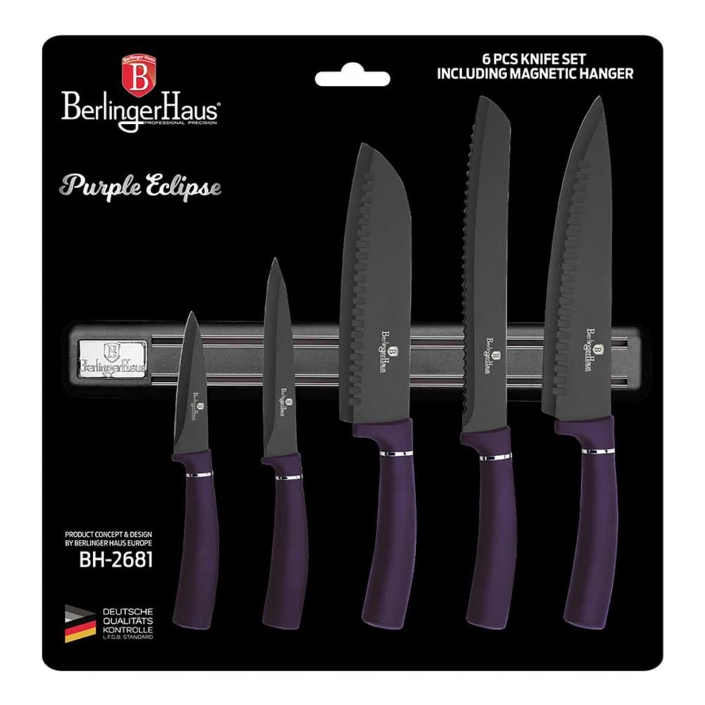 Set Di 5 Coltelli Da Cucina Con Berlinger Haus Bh-2681 Mill - Foto 3