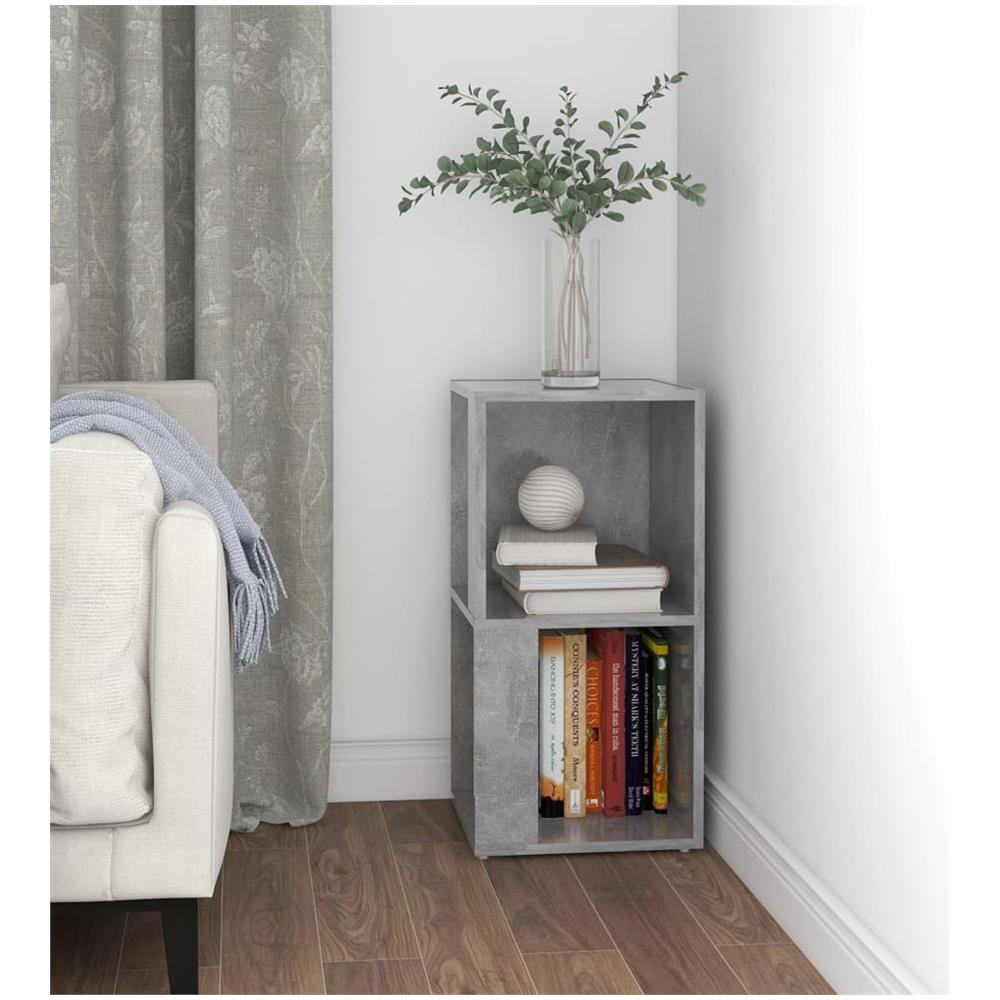 Armadio Angolare Grigio Cemento 33x33x67 cm in Truciolato - Foto 3