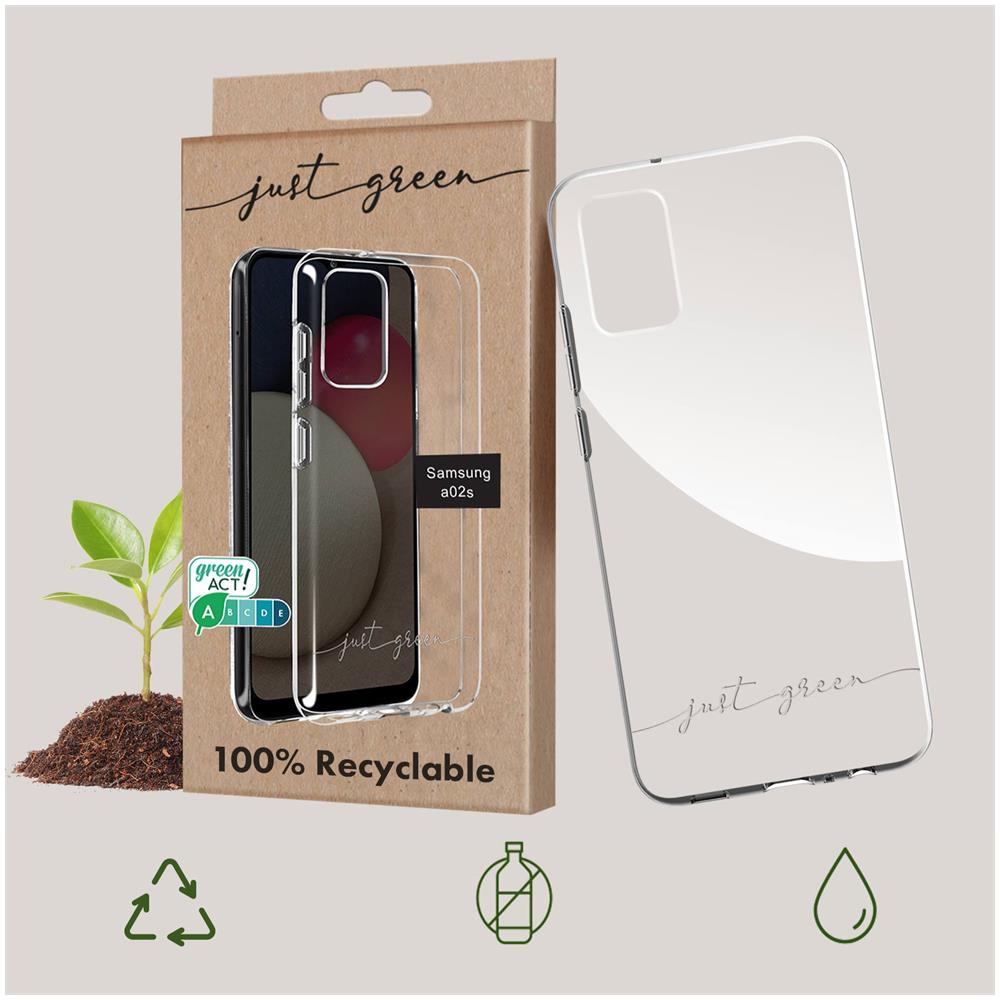 Cover Biodegradabile Per Samsung Galaxy A02s Trasparente - Foto 7