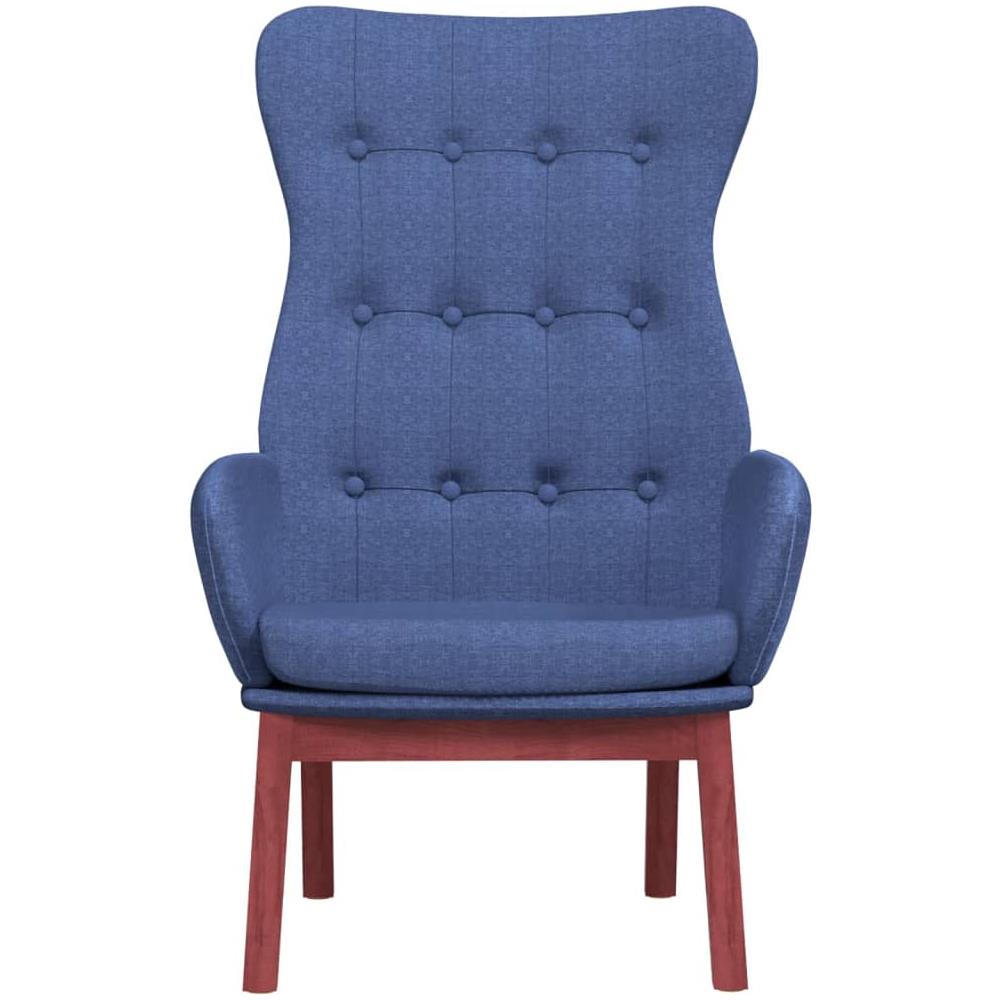 Poltrona Rilassante Blu In Tessuto - Foto 3