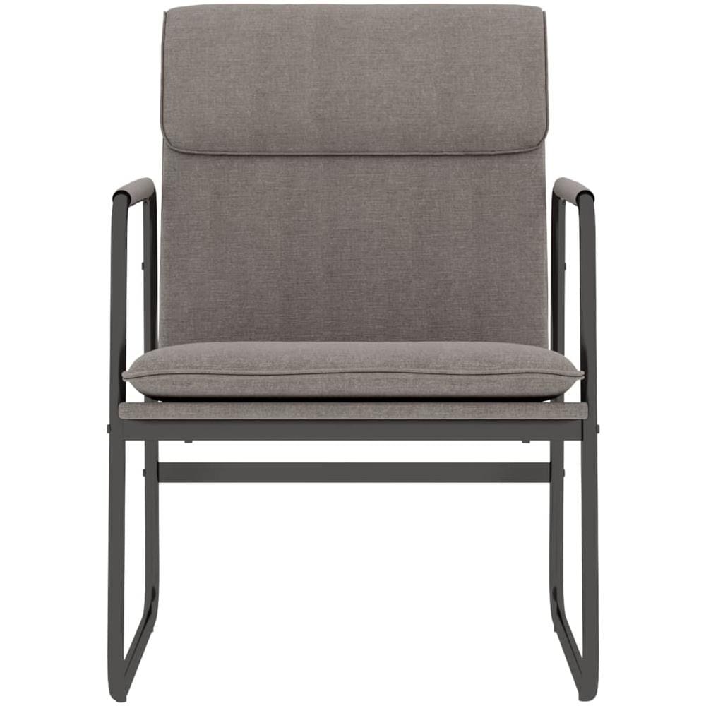 Sedia Lounge Tortora 55x64x80 Cm In Tessuto - Foto 3