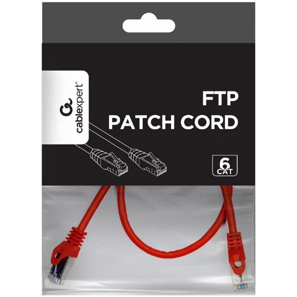 Cavo Di Rete Ftp Cat. 6 0.5m Rosso - Foto 2