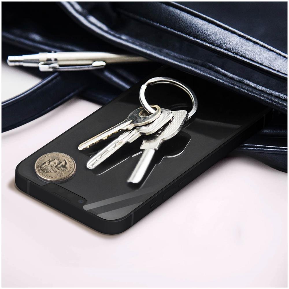Proteggischermo Per Iphone 13 Mini In Vetro Organico Sottile Privacy, Nero Transparente - Foto 5