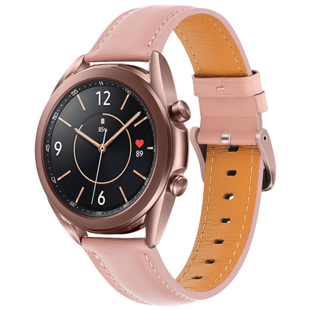 Cinturino In Pelle Per Samsung Galaxy Watch 3 Pink - Foto 1