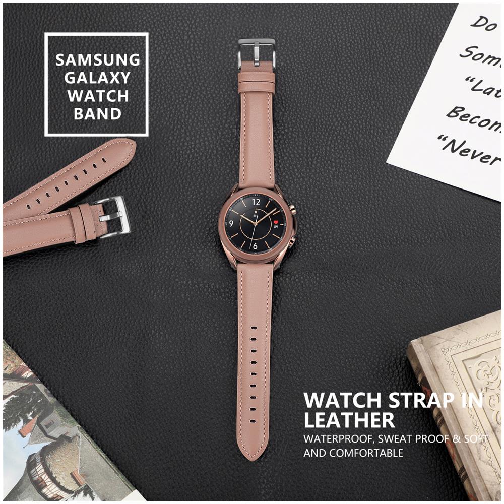 Cinturino In Pelle Per Samsung Galaxy Watch 3 Pink - Foto 6
