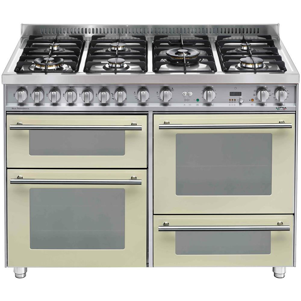 PBI126SMFET+DMFT / 2AEO Cucina freestanding Gas Avorio, Acciaio inossidabile A - Foto 1