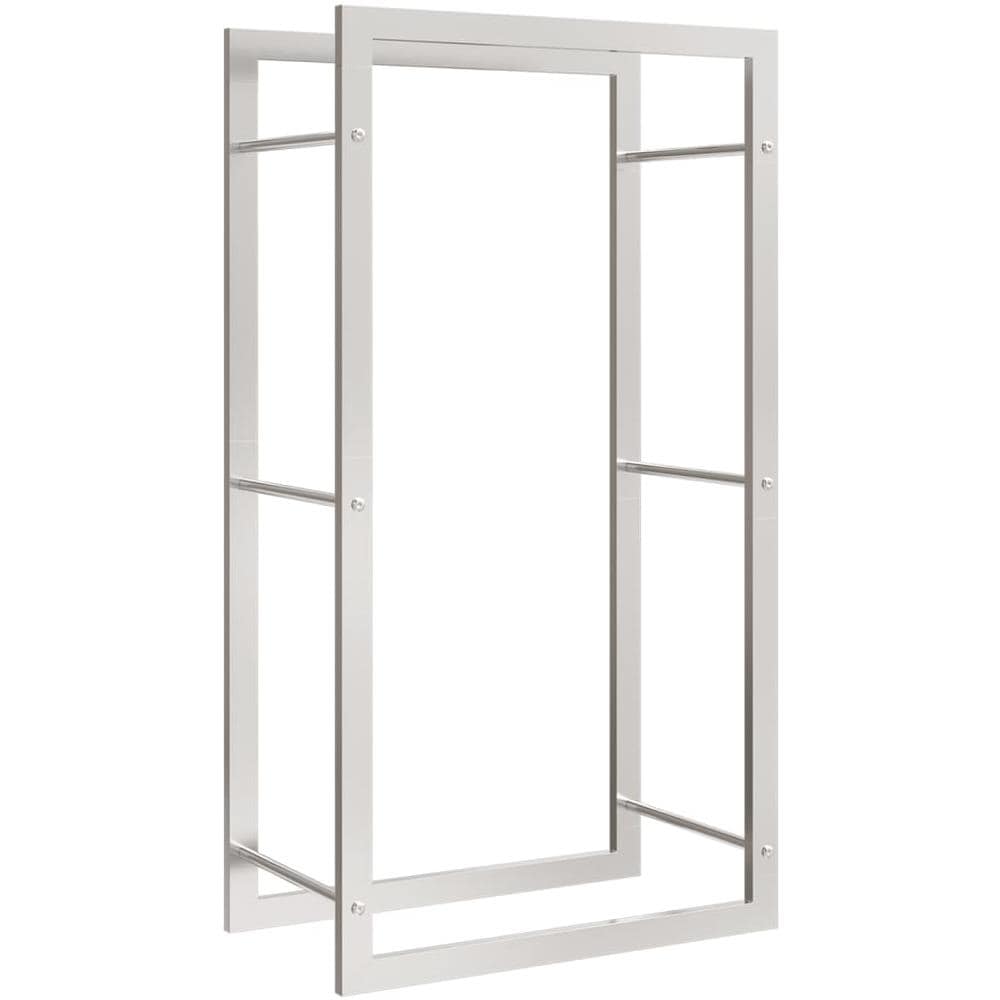 Portalegna 50x28x94 Cm In Acciaio Inossidabile - Foto 2