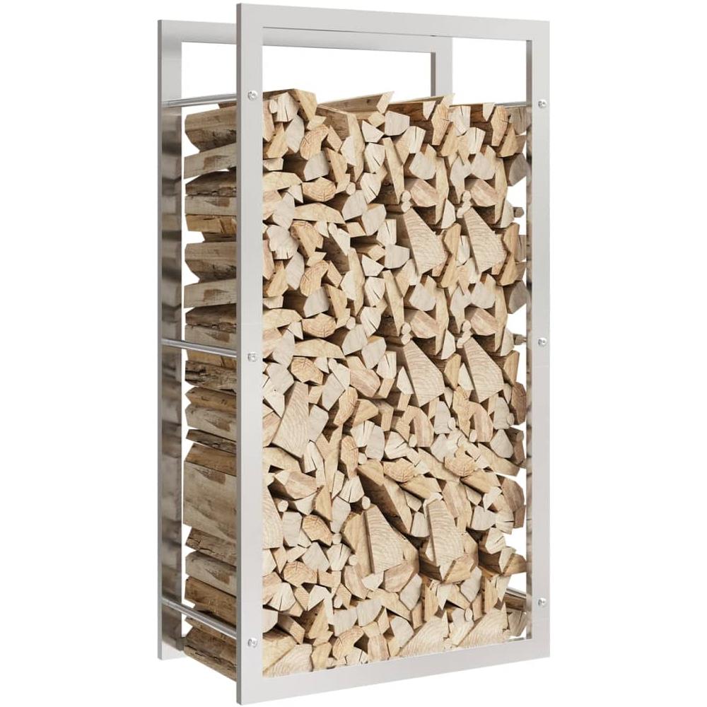 Portalegna 50x28x94 Cm In Acciaio Inossidabile - Foto 3