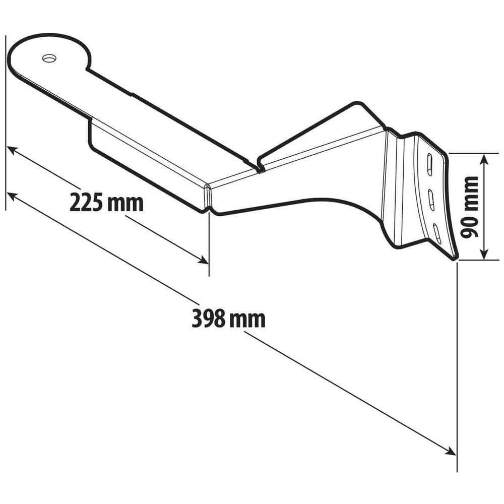 Staffa Per Antenna Cb - Compatibile Per Daf Xf 105 (02/04>12/14) - Daf Xf 106 (10/12>05/21) - Foto 2