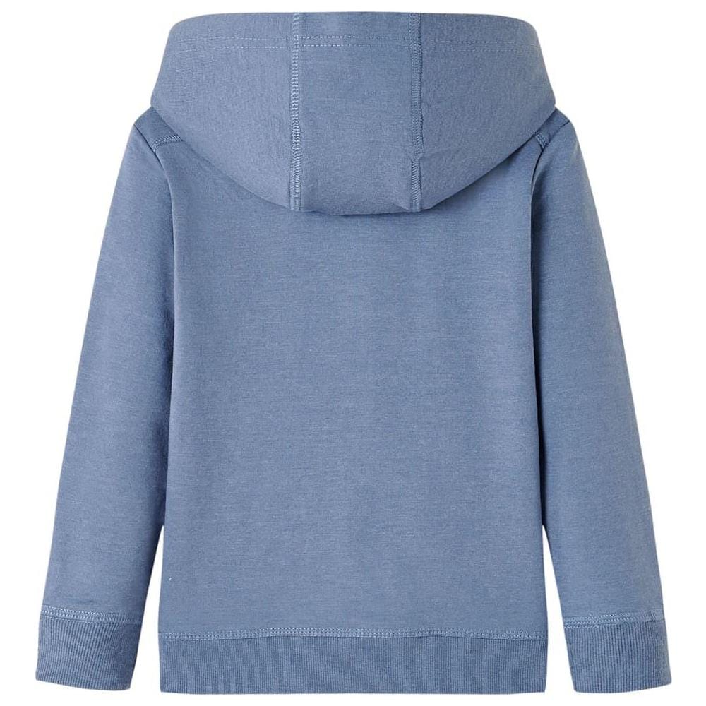 Felpa con Cappuccio per Bambini Blu Mélange 128 - Foto 2