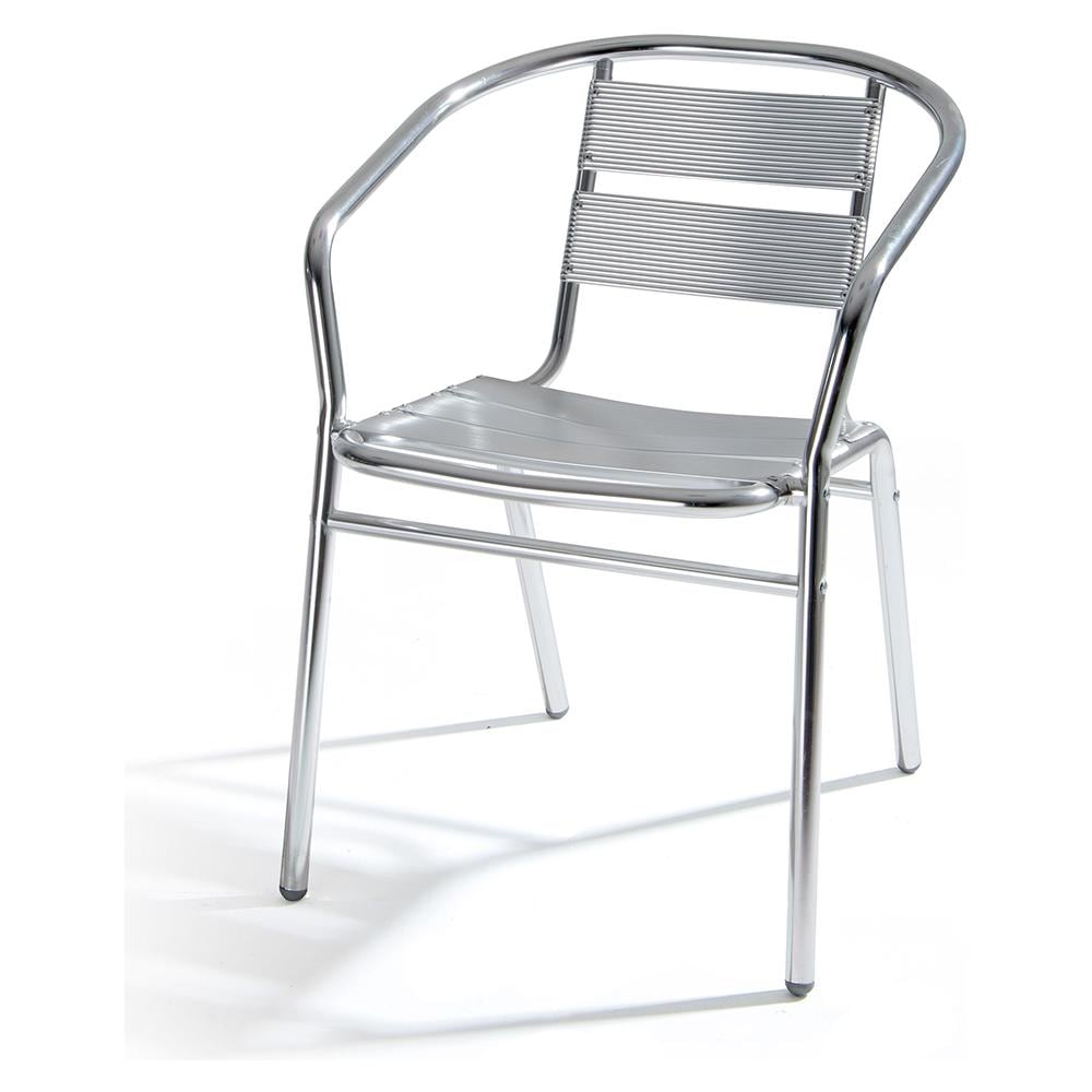 Sedia Tubo Di Alluminio, 54x59xh. 74 Cm - Foto 1