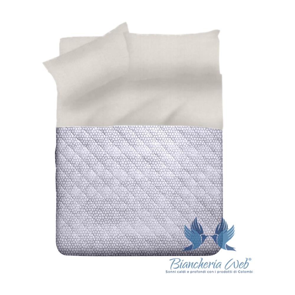 Trapuntino Piumino Estivo Primaverile 100g Disegno Bon Bon Matrimoniale Grigio - Foto 1