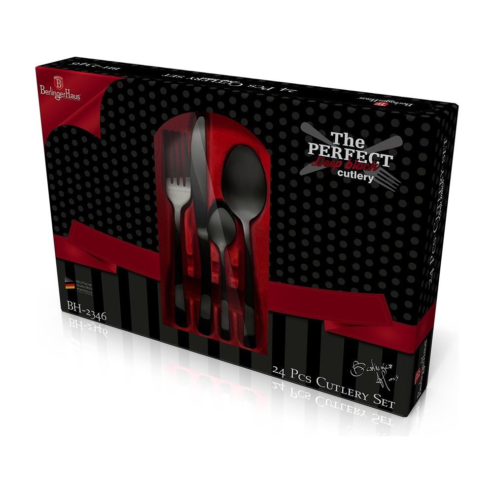 Set 24 Posate In Acciaio Inox Scure - Foto 1