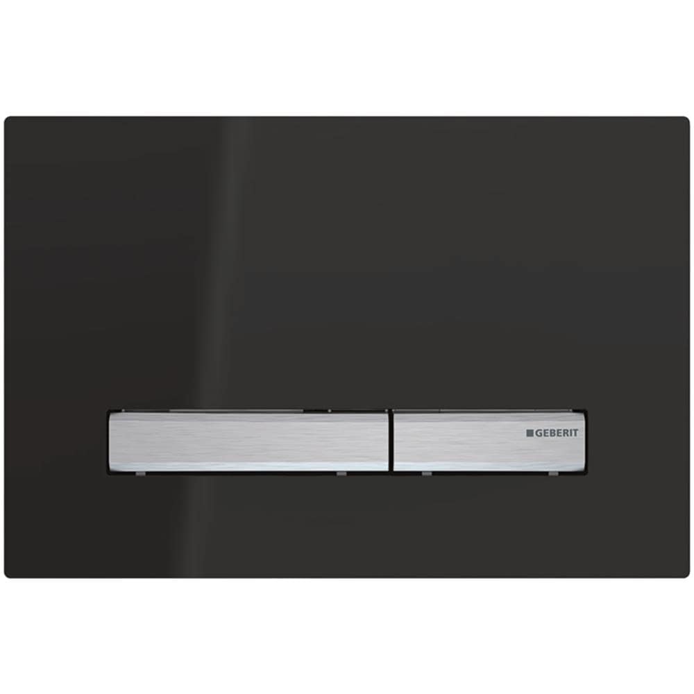 Placca Di Comando Sigma 50 Cromato A Doppio Tasto Effetto Vetro Nero Ral 9005 | 115.788. dw. 2 - Foto 10