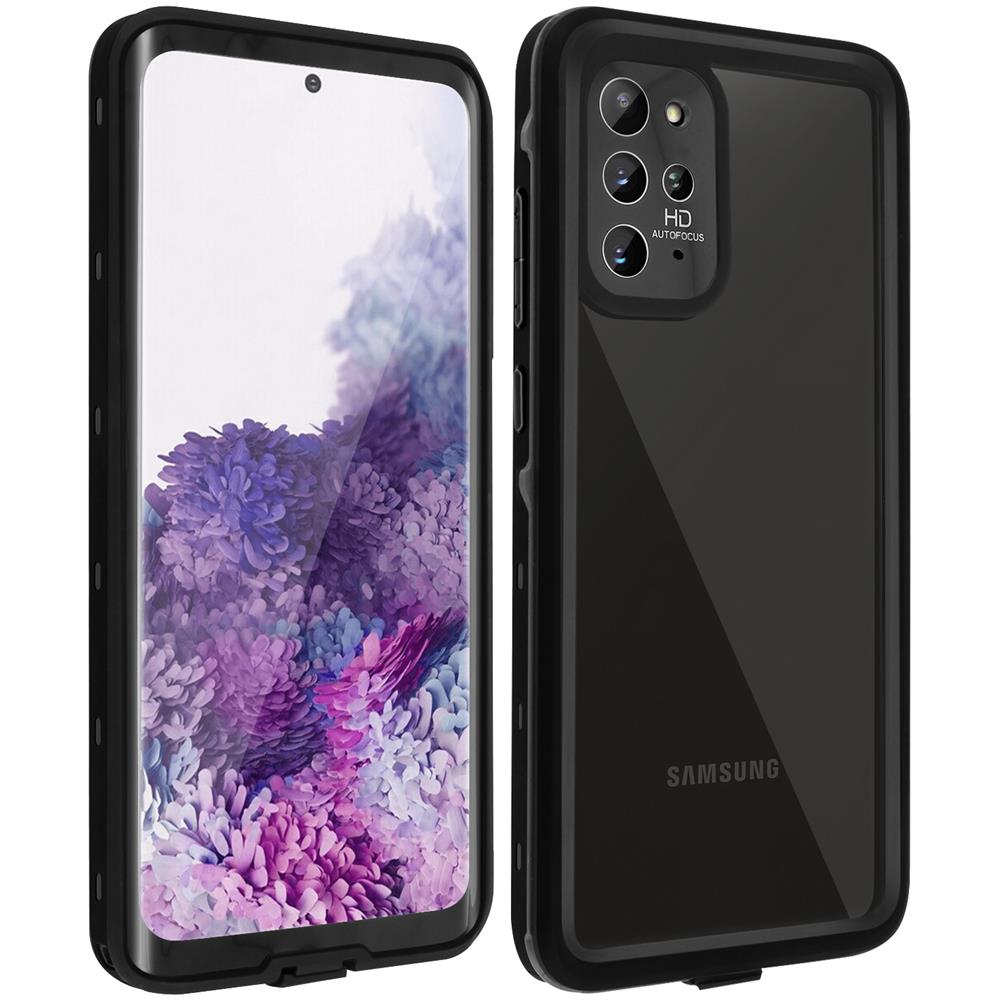 Cover Samsung Galaxy S20 Plus Bimateria Waterproof 2m Con Vetrino Nero - Foto 1