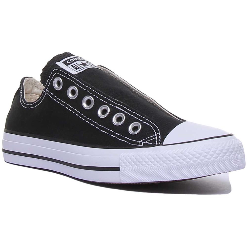 CONVERSE - 164300c Ct All Star Slip On Trainer In Black White For Women -  ePRICE