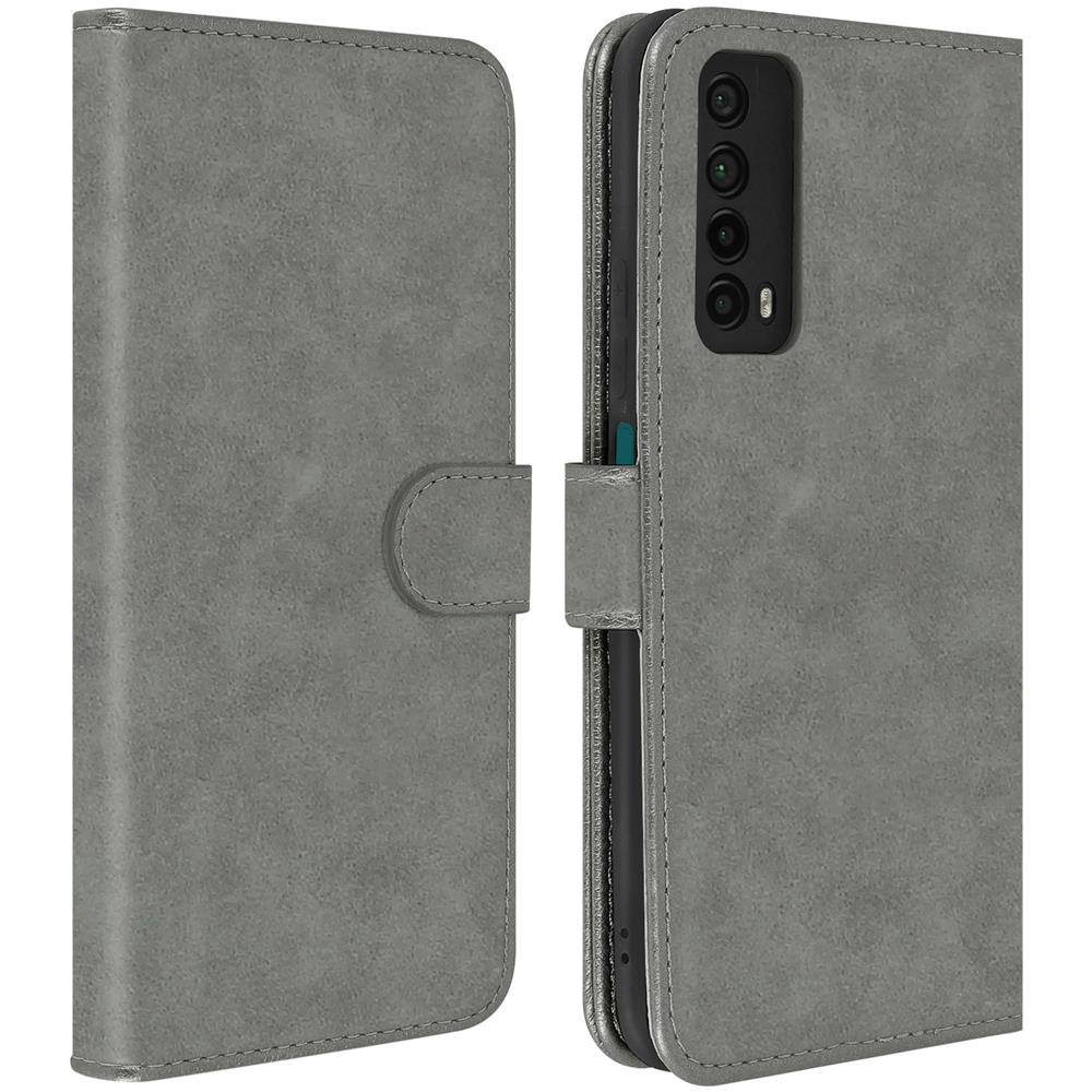 Custodia Huawei P Smart 2021 Portadocumenti Funzione Supporto Grigio - Foto 1