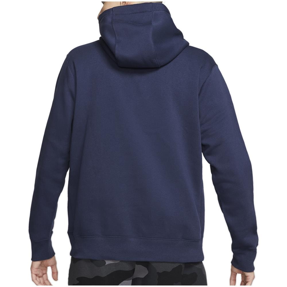 Felpa Con Cappuccio Da Uomo Club Fleece Blu Taglia Xl Codice Bv2654-410 - Foto 2