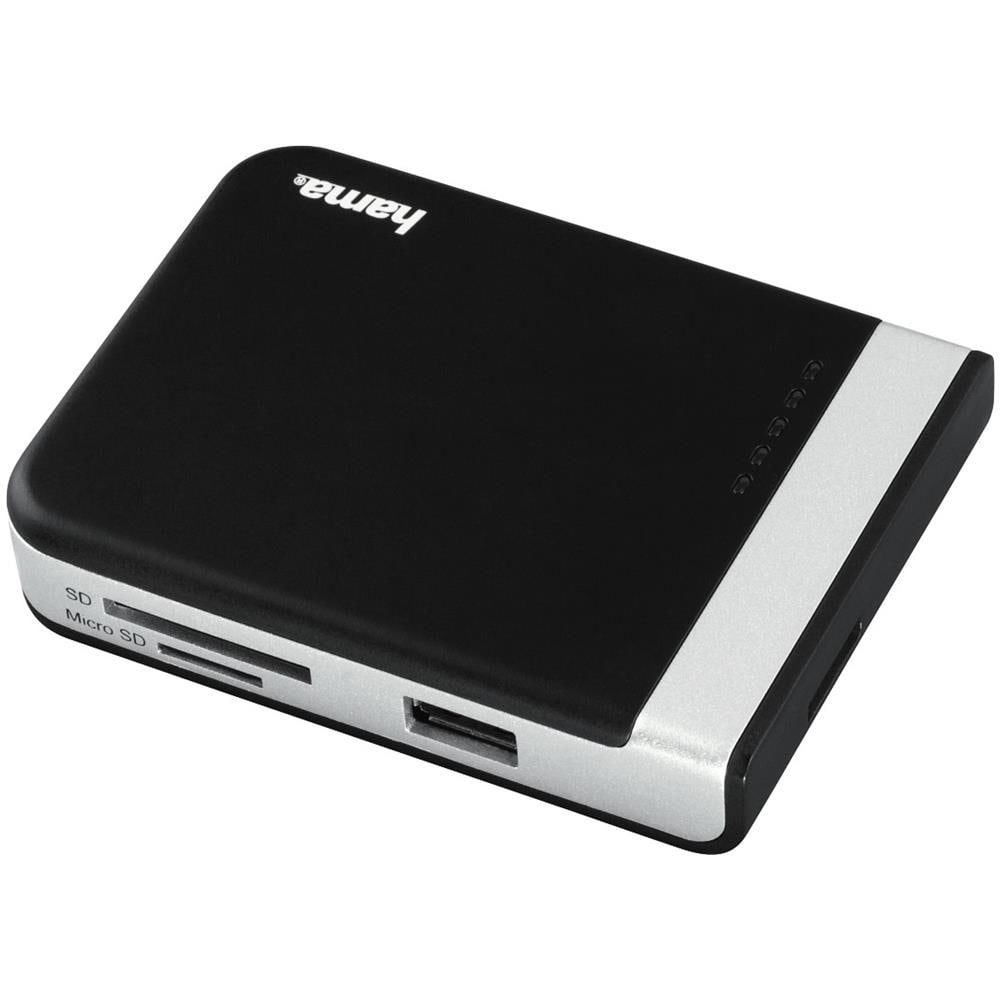 00054546 USB 3.0 (3.1 Gen 1) Type-A / Type-C Nero, Argento lettore di schede - Foto 2