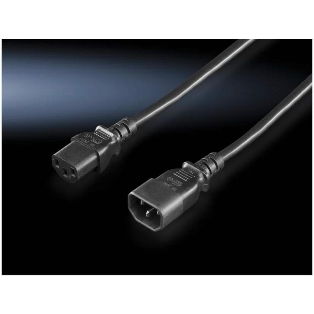 DK 7856.014 0.5m Accoppiatore C13 Accoppiatore C14 Nero cavo di alimentazione - Foto 1