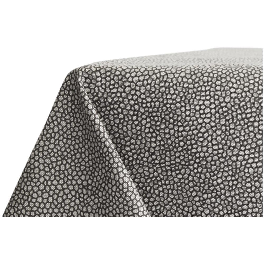 Tovaglia Per Salotto Cucina Tavolo In Cotone Made In Italy Varie Fantasie 140x140 Benedetta Grigio - Foto 2