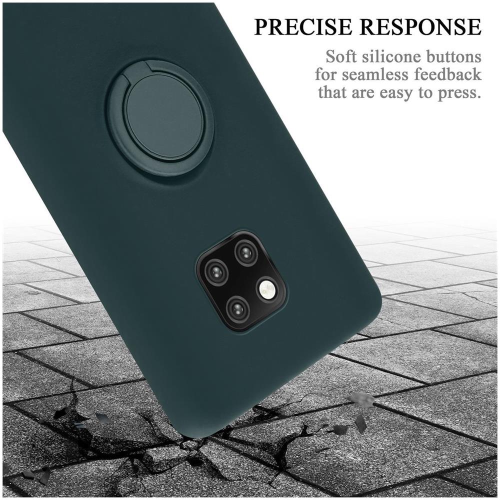 Cadorabo Custodia Compatibile Con Huawei Mate 20 Pro In Liquid Verde - Coperchio Protettivo In Silicone Tpu Flessibile Con Anello - Foto 8